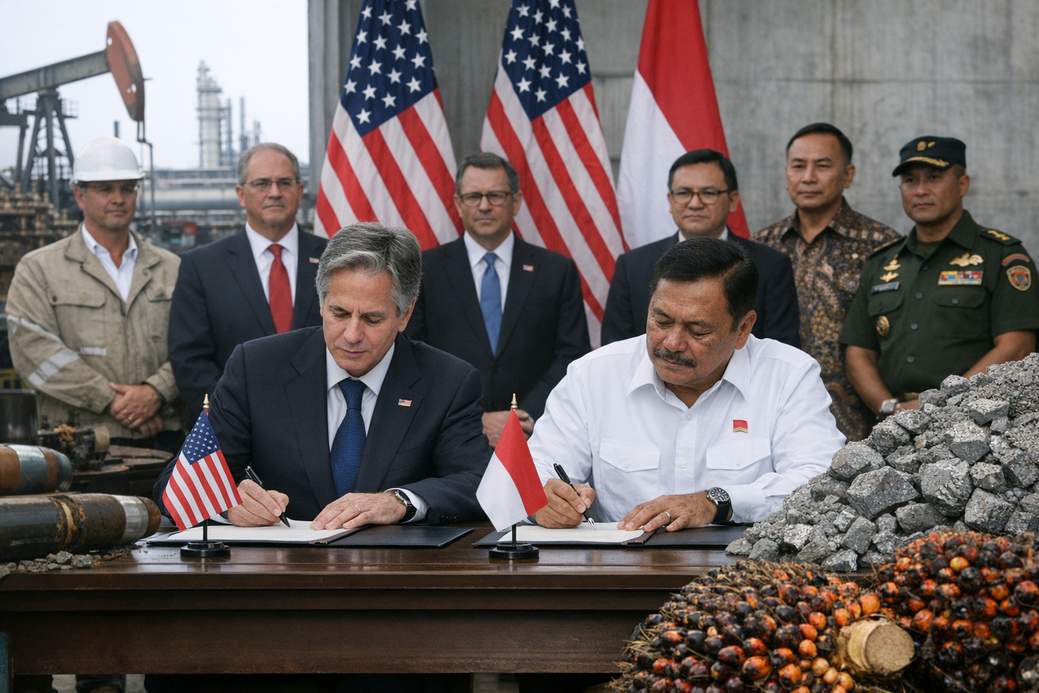 EEUU e Indonesia: trato energético-minero que huele a petróleo, níquel y aceite de palma