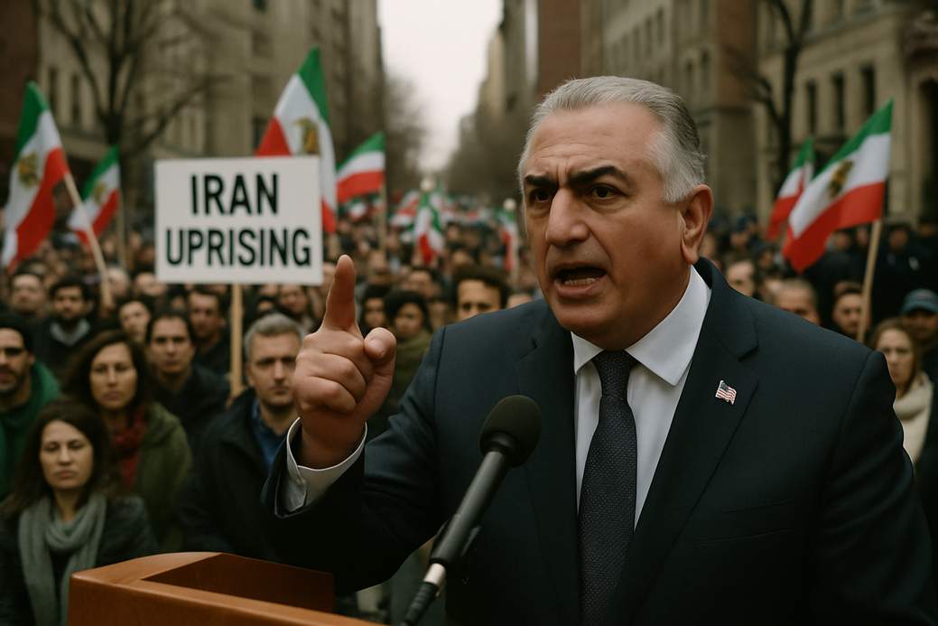 Exiled crowned prince calls on Iranian people to 'finish the job,' cheers Trump's 'humanitarian intervention'