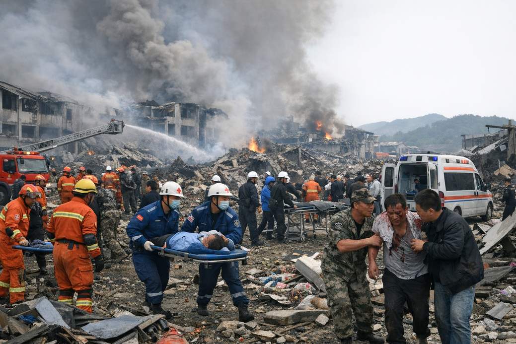 Fireworks Factory Explosion in China: Tragedy Strikes Liuyang, 26 Dead and Many Injured