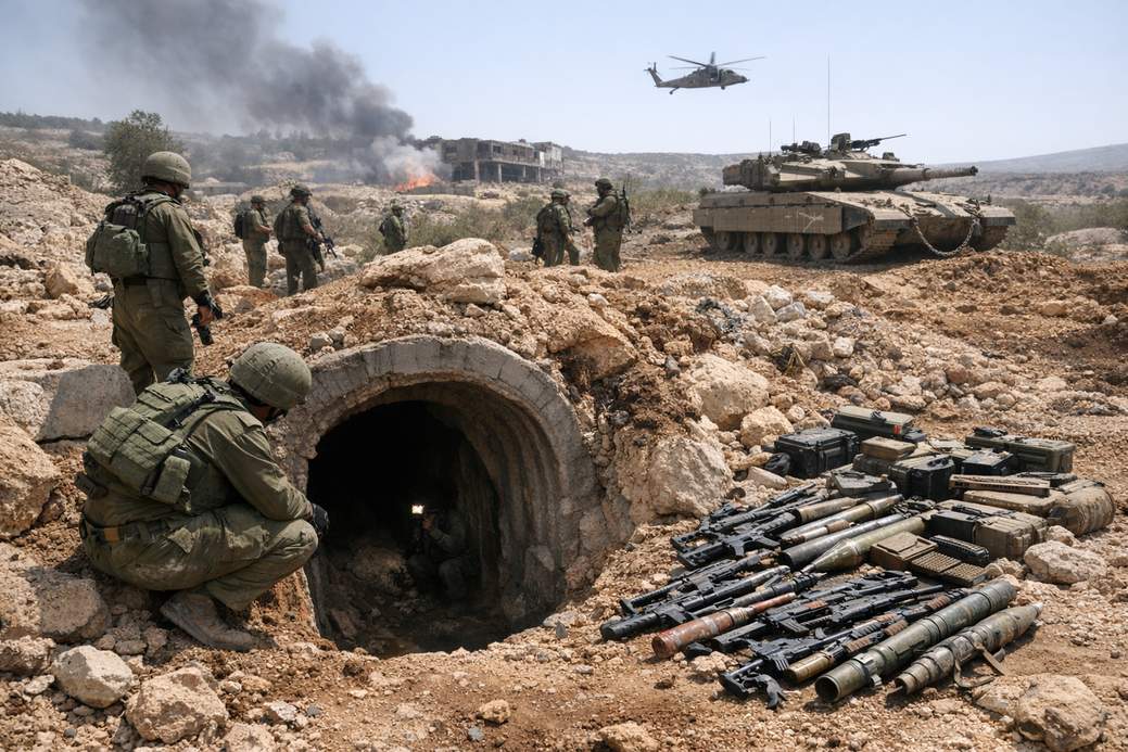 Israel Destroys Hezbollah Tunnel Network in Southern Lebanon, Over 100 Fighters Killed
