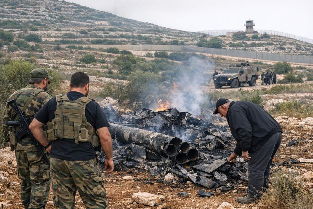 Israel Targets Hezbollah Missile Launcher in Southern Lebanon Border Strike