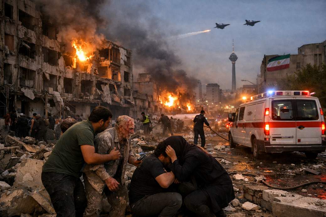 Israeli Military Carries Out Large-Scale Attacks in Tehran