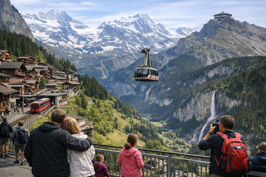Valleys, waterfalls, and Alpine glamour: this is how Mürren blends the legacy of James Bond with a car-free village