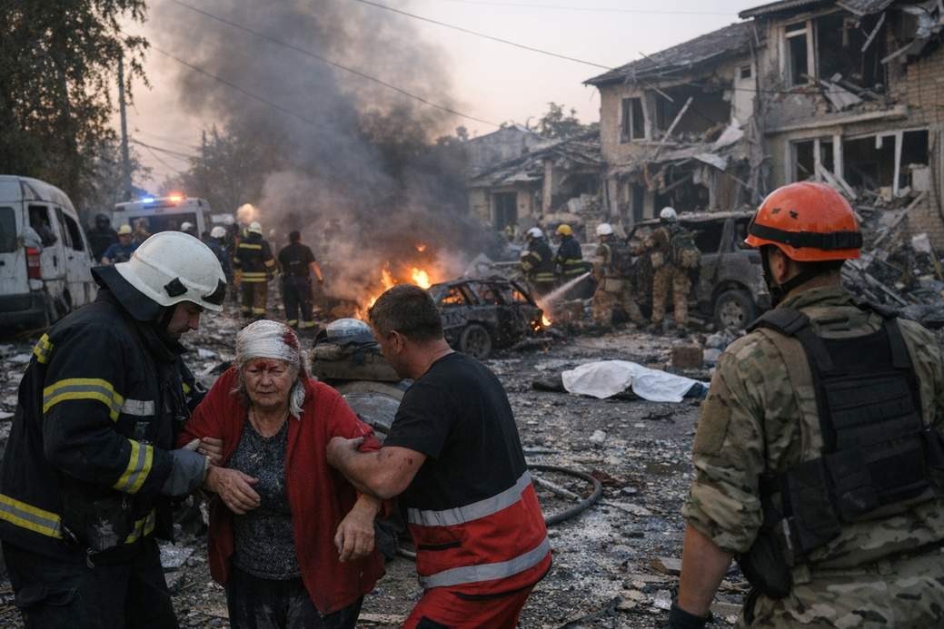 Russia’s Large-Scale Drone Attack Devastates Southern Ukraine’s Odesa: Casualties and Damage Reported