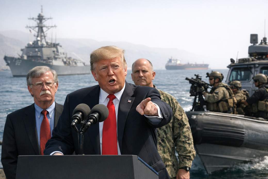 Trump Issues Stern Warning on Iran as Strait of Hormuz Tensions Rise